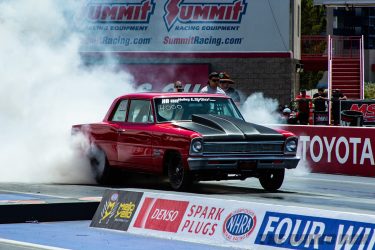 LS Fest West, Red Chevy Burnout Photo Credit: Justin Banner