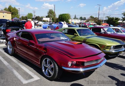 Galpin Car Show, Rows of Mustangs