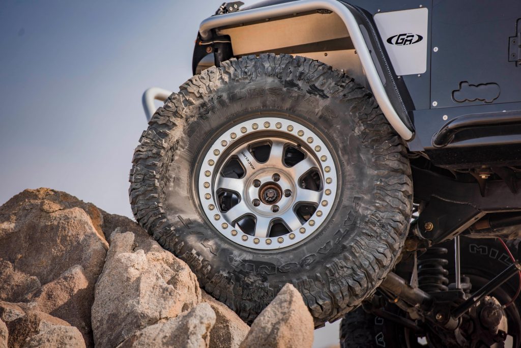 Jeep TJ on Milestar tires