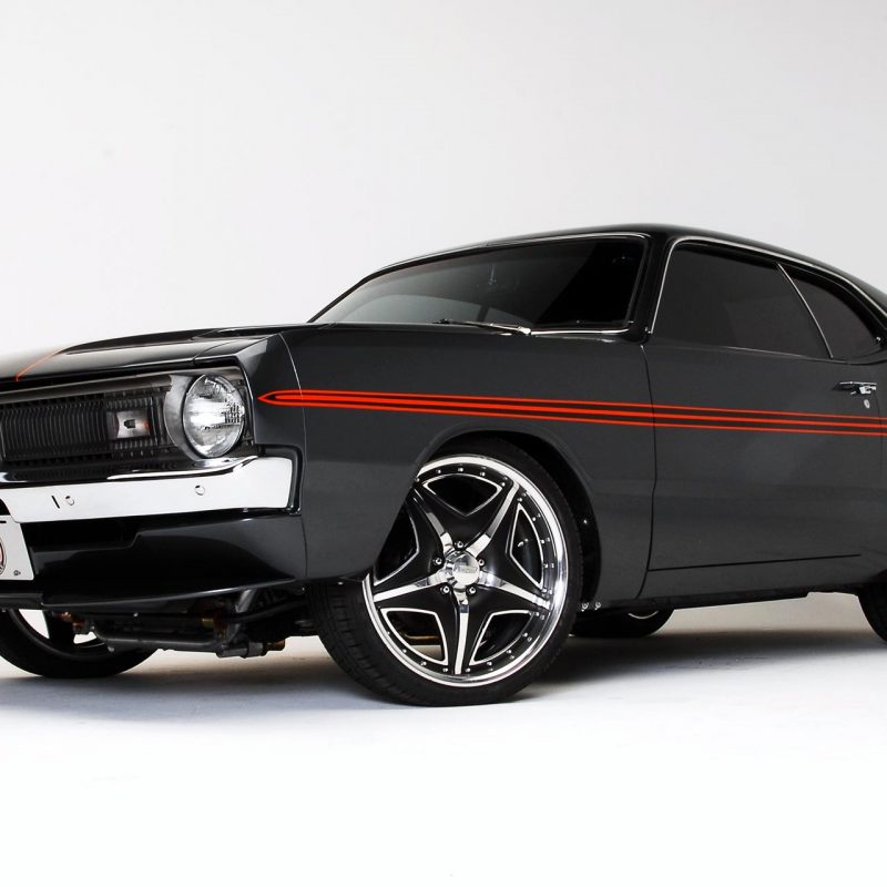 1971 black DODGE DART DEMON