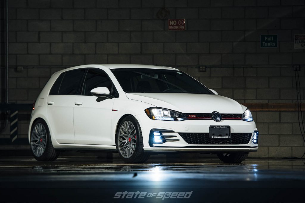 VW GTI with MOMO RF10S flow form wheels