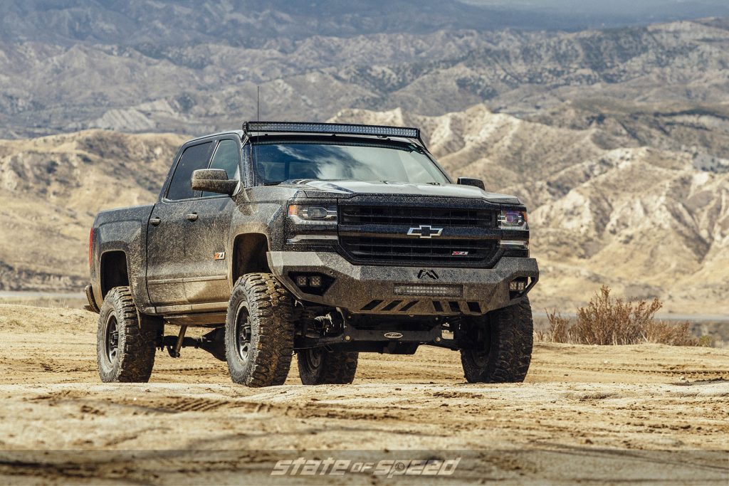 Silverado with Method 305 NV Cast Wheels and Milestar Patagonia M/T Tires