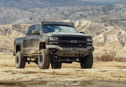 Silverado with Method 305 NV Cast Wheels and Milestar Patagonia M/T Tires