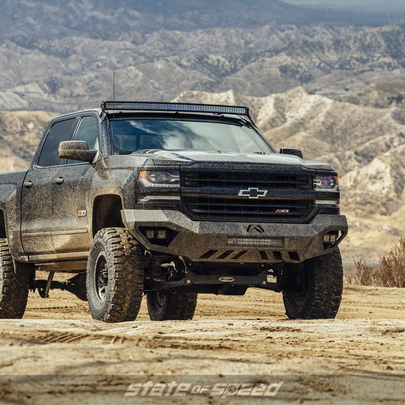 Silverado with Method 305 NV Cast Wheels and Milestar Patagonia M/T Tires