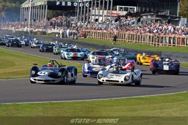 Classic car racing at Goodwood Revival