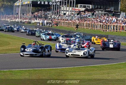 Classic car racing at Goodwood Revival