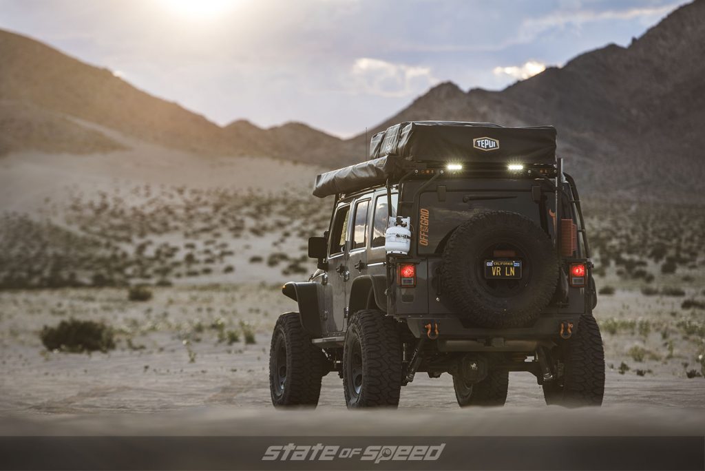 Grey Overland style Jeep