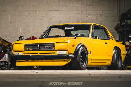Yellow Nissan GT-R Hakosuka