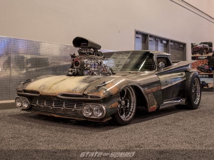 Chopped classic Impala at SEMA 2019