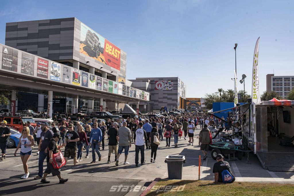 Crowd at SEMA 2019