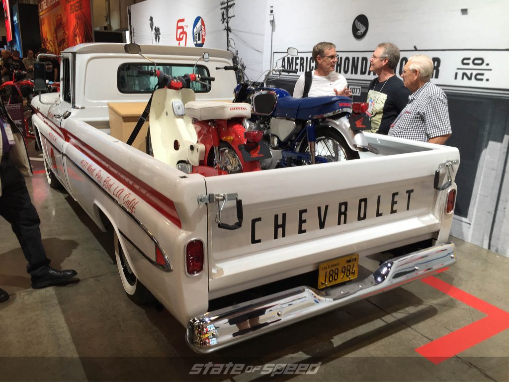 ’61 Chevy Apache with Honda 50 and cb150