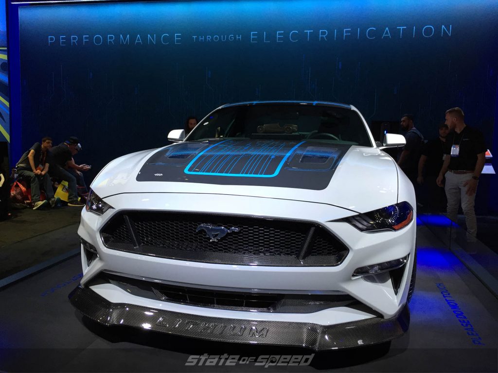 All Electric Mustang at SEMA