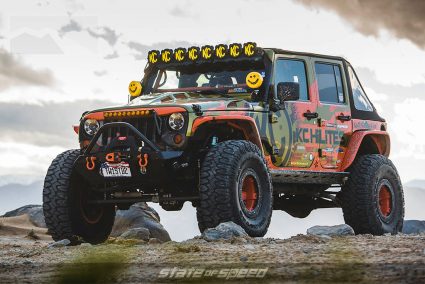 KC Hilites Orange and GreenJeep JK