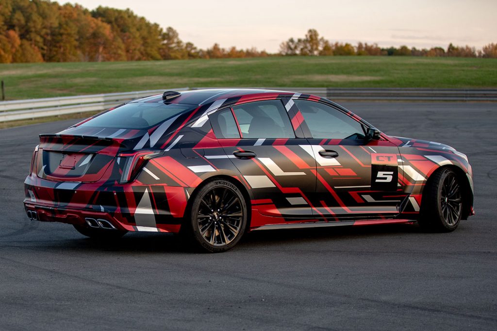 New Cadillac CT5-v Blackwing at the track