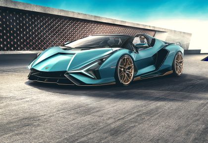 lamborghini sian front shot