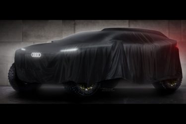 Audi Dakar Rally Race 2022 race vehicle