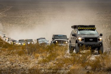 Milestar Tires XPDN1 Ford F-250 and Jeeps at Mojave