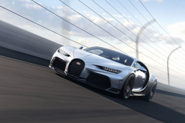 bugatti chiron super sport on track