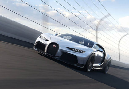 bugatti chiron super sport on track