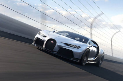 bugatti chiron super sport on track