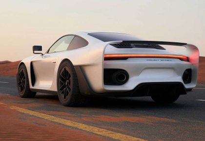 rear shot of off road marsien