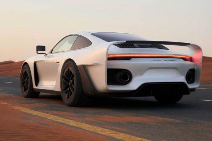 rear shot of off road marsien