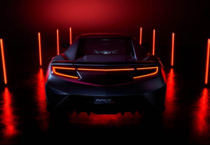 rear shot of nsx type s
