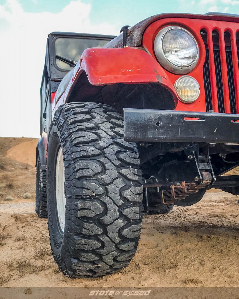 jeep cj5 with milestar patagonia mt