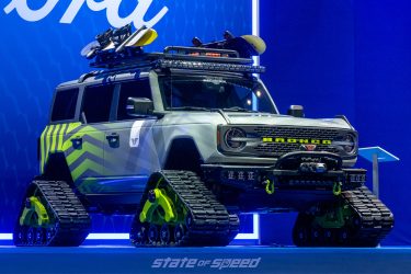 Ford Track Build at SEMA 2021 Ford Booth