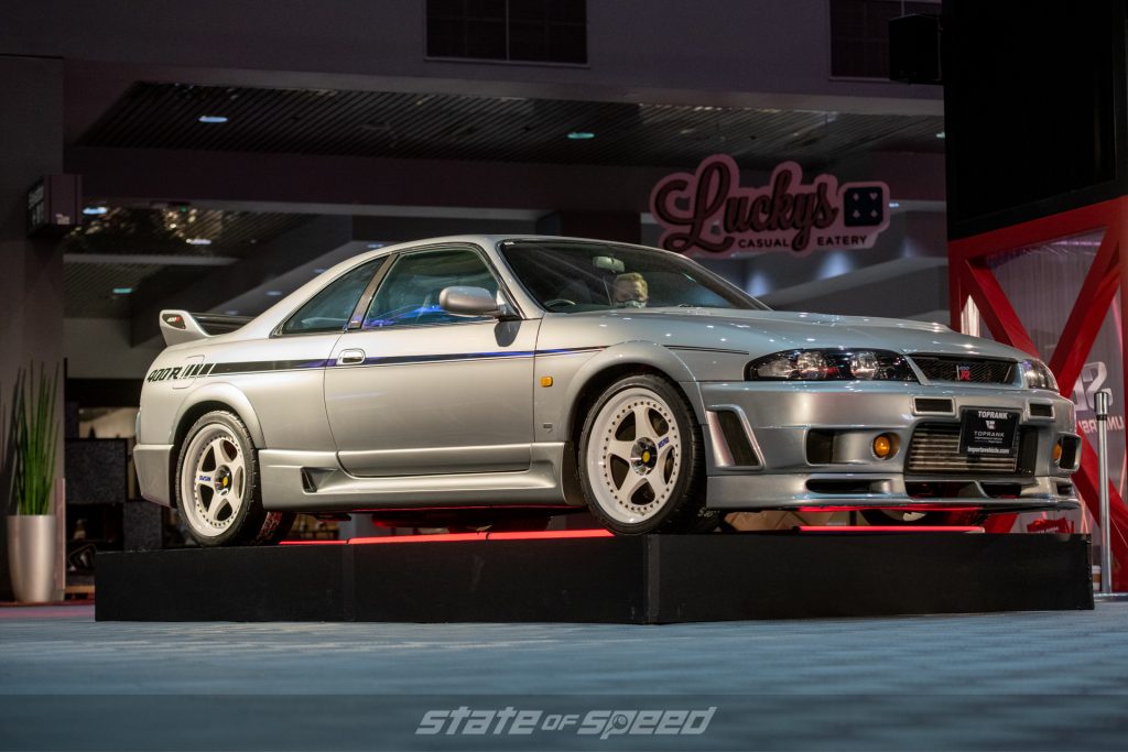 Toprank Nissan Skyline GTR 400R on LMGT1 at SEMA 2021