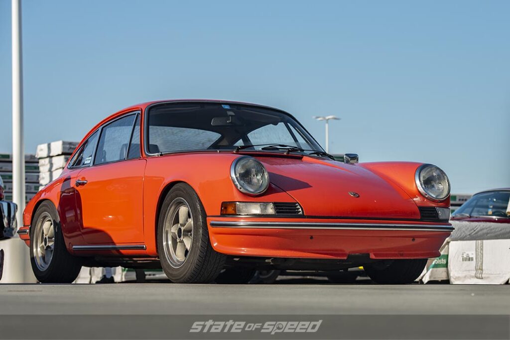 orange 1965 porsche 912