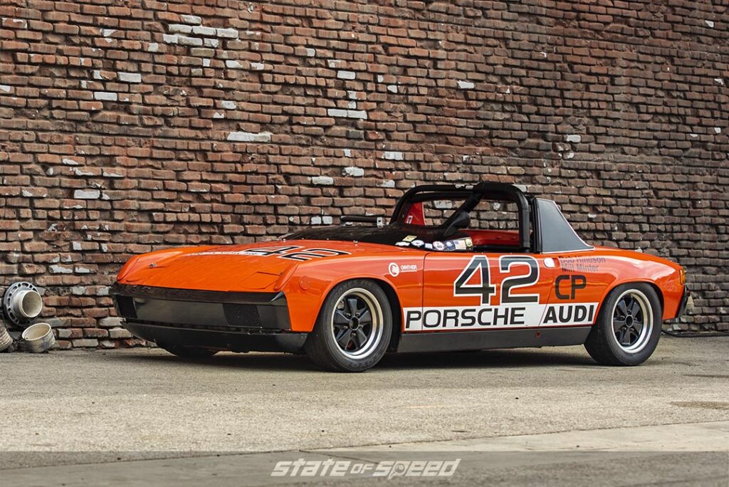 custom orange 1969 porsche 916