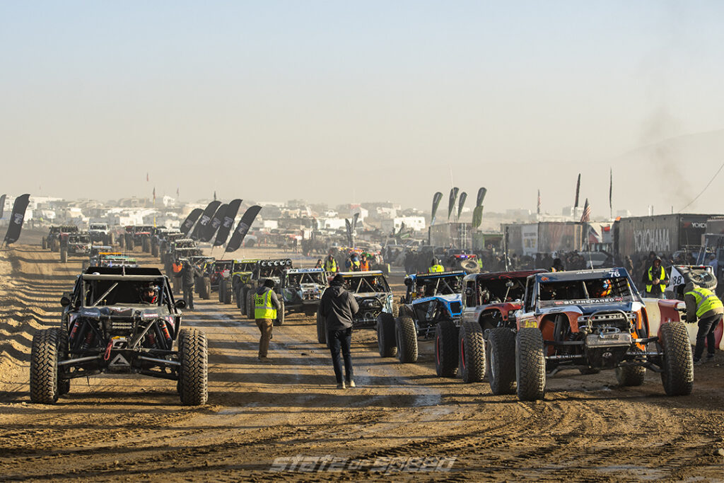 starting/finishing line in Hammertown at King of the Hammers 2022