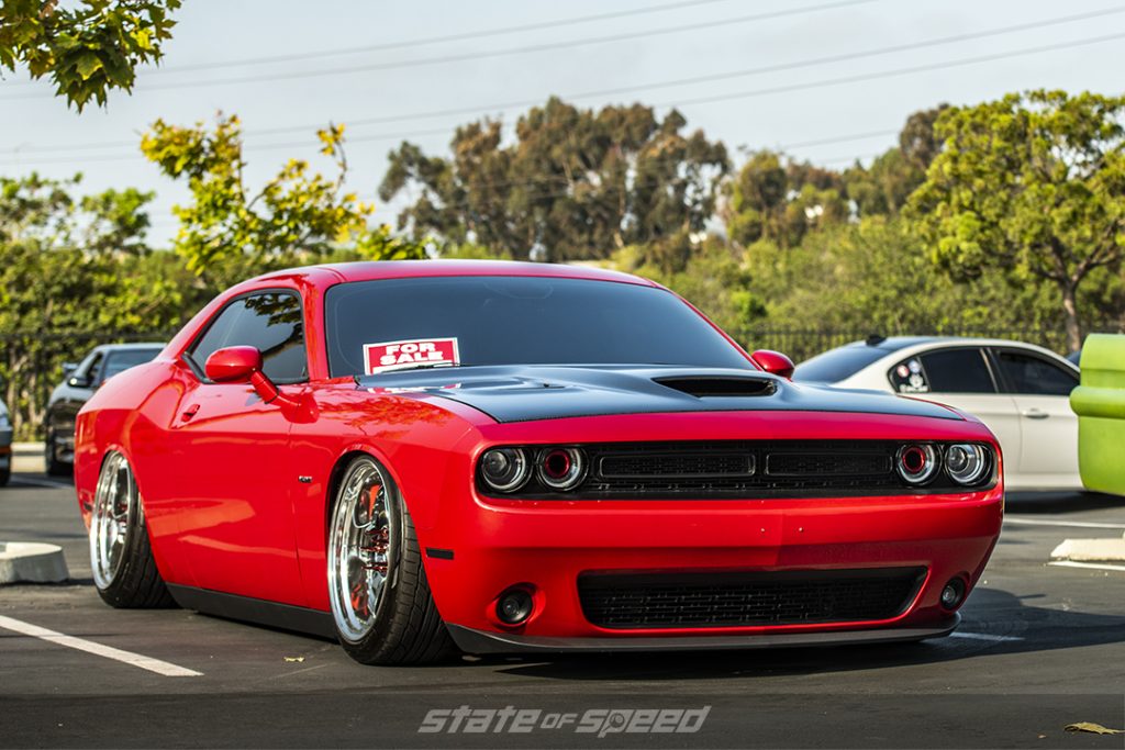 Custom Red Dodge Challenger 