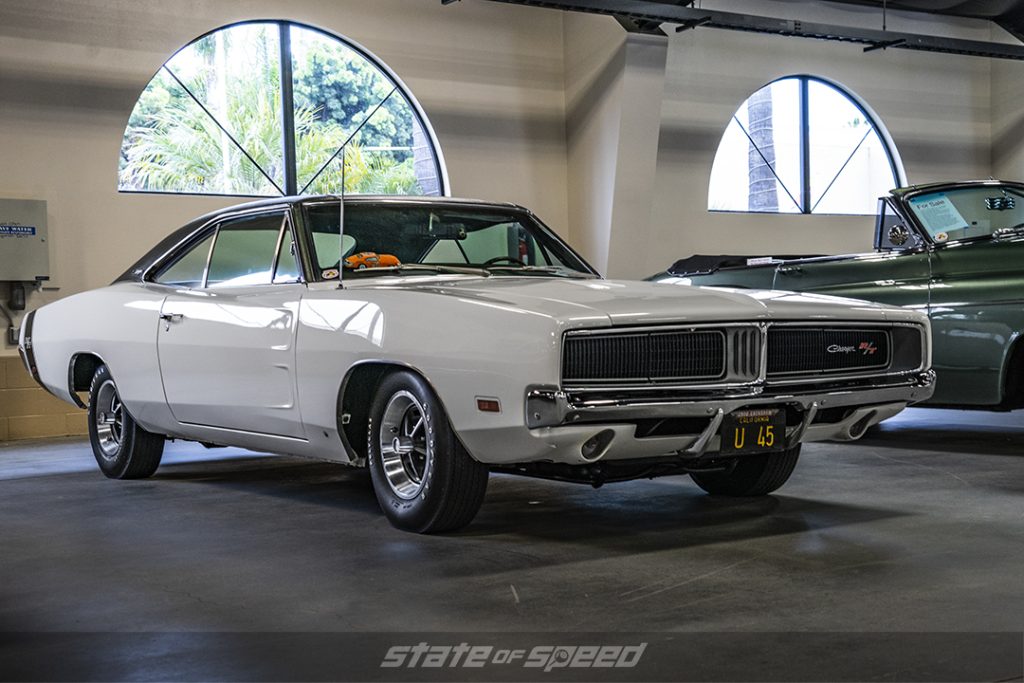 White 1969 Dodge Charger