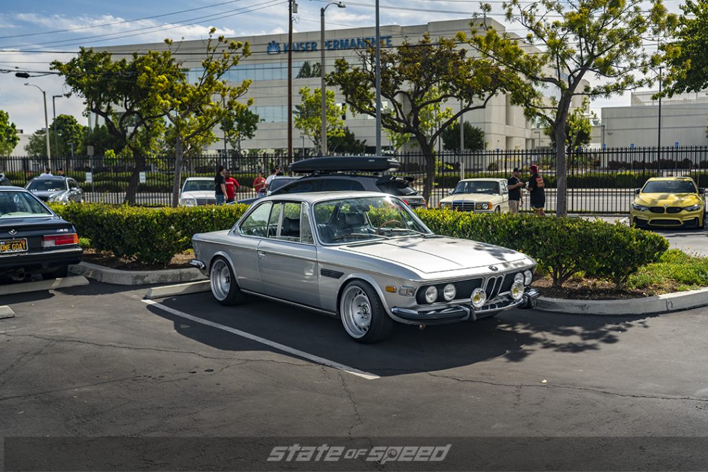 Grey BMW 2800CS Coupe at state of speed LA