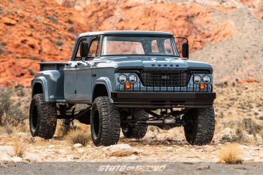 1968 Hodson Dodge W300 in a desert terrain