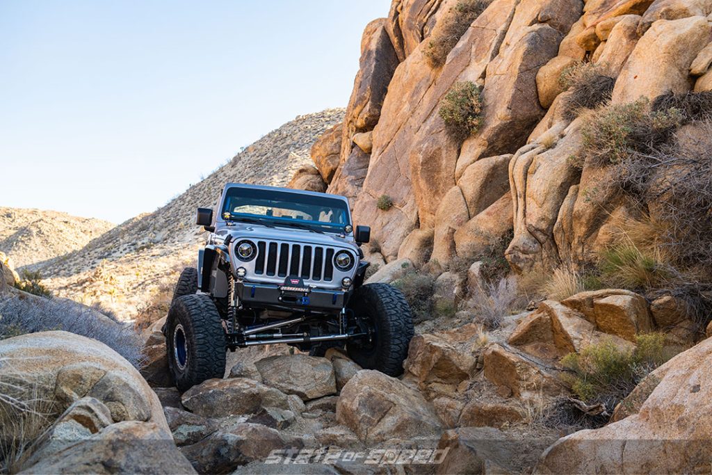 Jeep Wrangler JLU off-roading with Milestar Patagonia Mud Terrain Tires