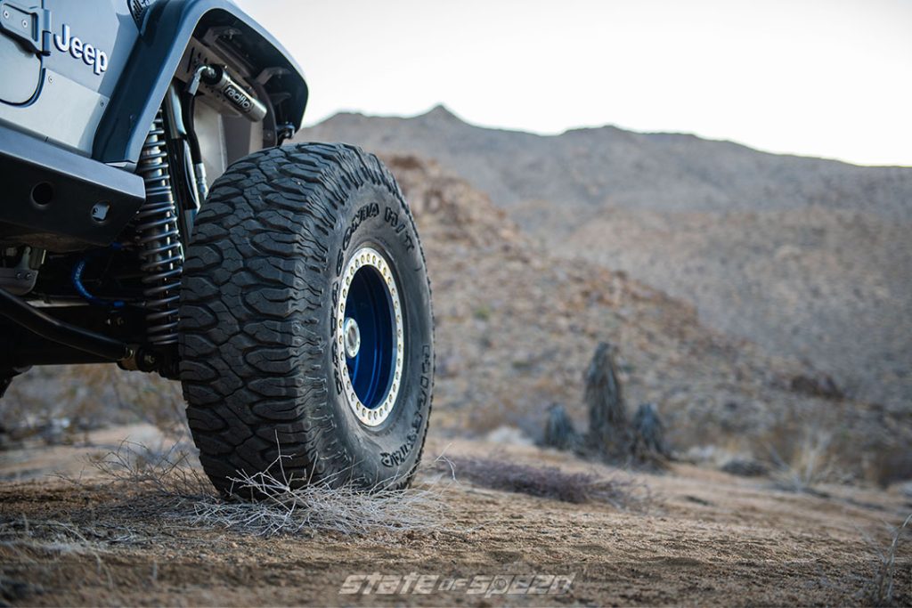 Close up shot of Milestar Patagonia M/T tires