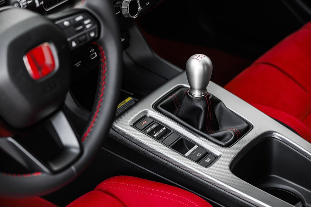6-speed manual in a 2023 Honda Civic Type R