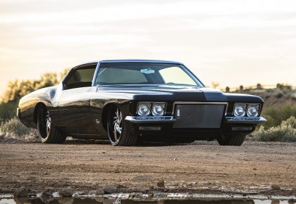 Black Riviera in a desert