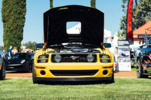 Friends of Steve McQueen Car Show, Yellow Mustang