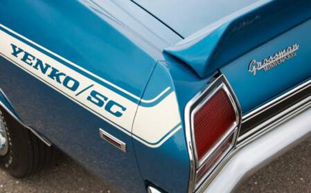 Taillight detail of the 1969 Chevy Yenko Chevelle
