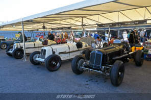 Original vintage race cars