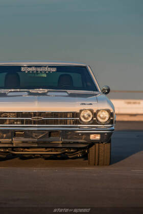 Headlights of the chevelle