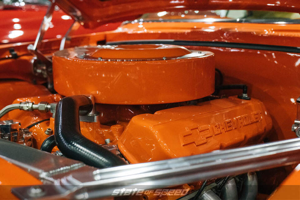 1969 Chevrolet Camaro RS/SS Custom Coupe engine bay