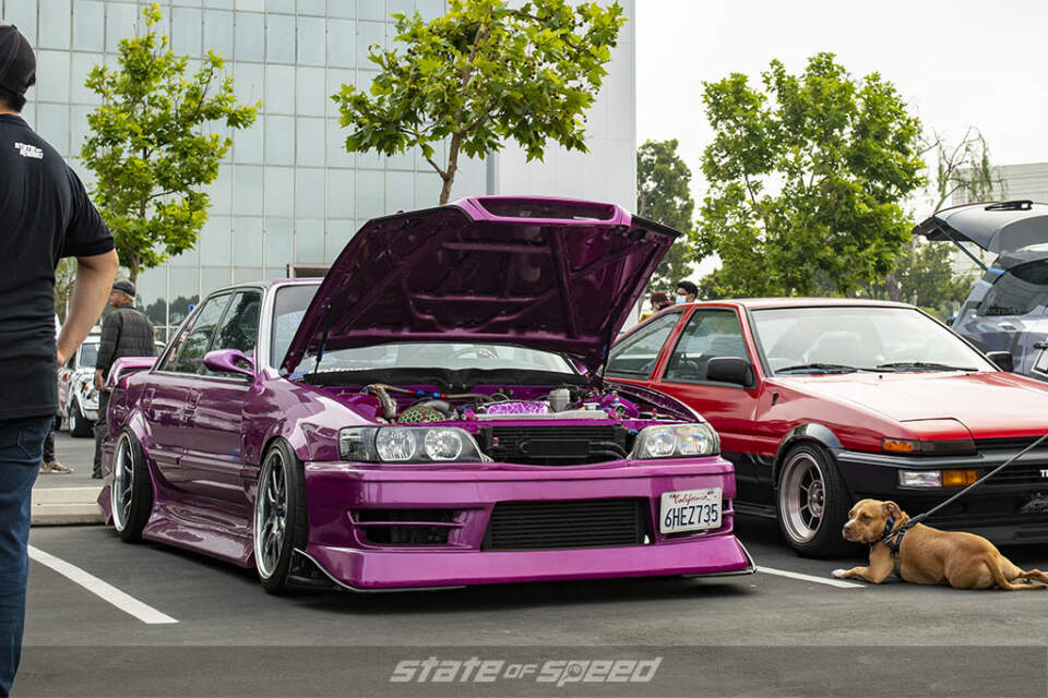 Pink Nissan 240sx at State of Speed Los Angeles LA