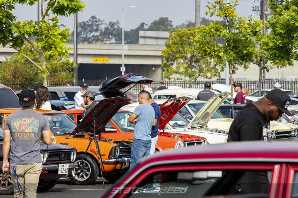 Toyota Sprinters and corollas at state of speed Los Angeles LA