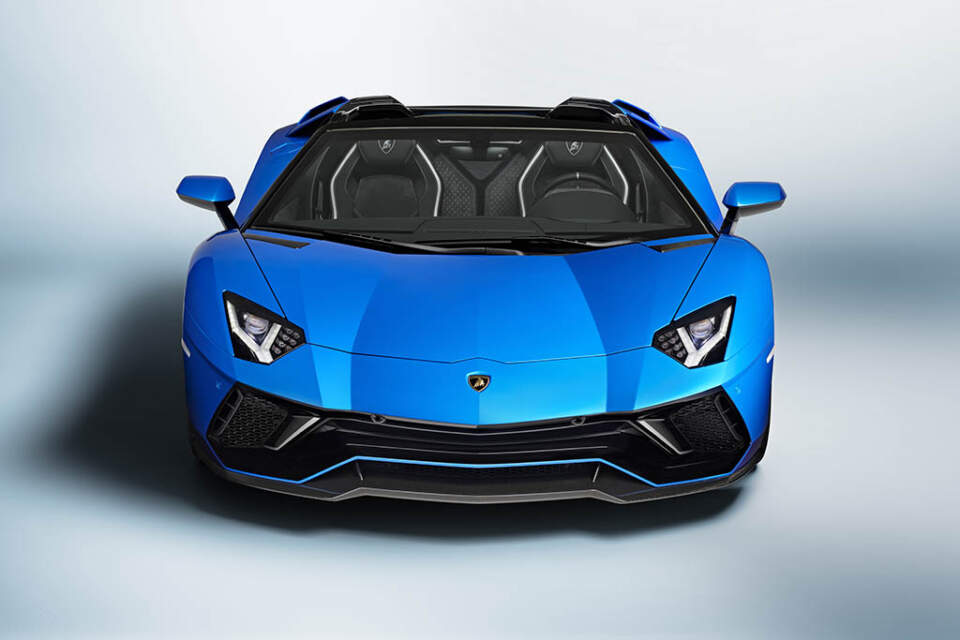 front shot of last aventador to be made