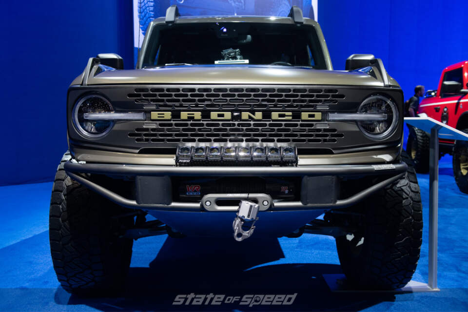 Ford Bronco Outer banks Front at SEMA 2021